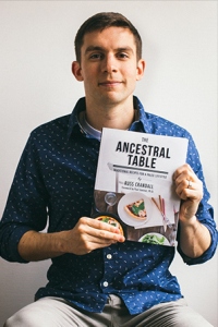 Russ holding The Ancestral Table